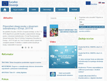 Tablet Screenshot of eurydice.si